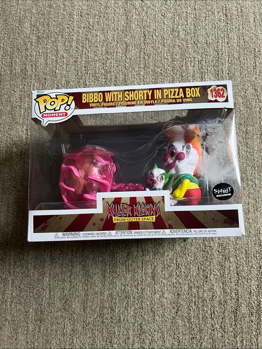Funko Bibbo with Shorty Pizza Box Moment - Spirit Halloween Exclusive edition